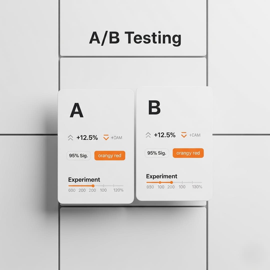 User journey maps, A/B test results, and onboarding flow diagrams.
