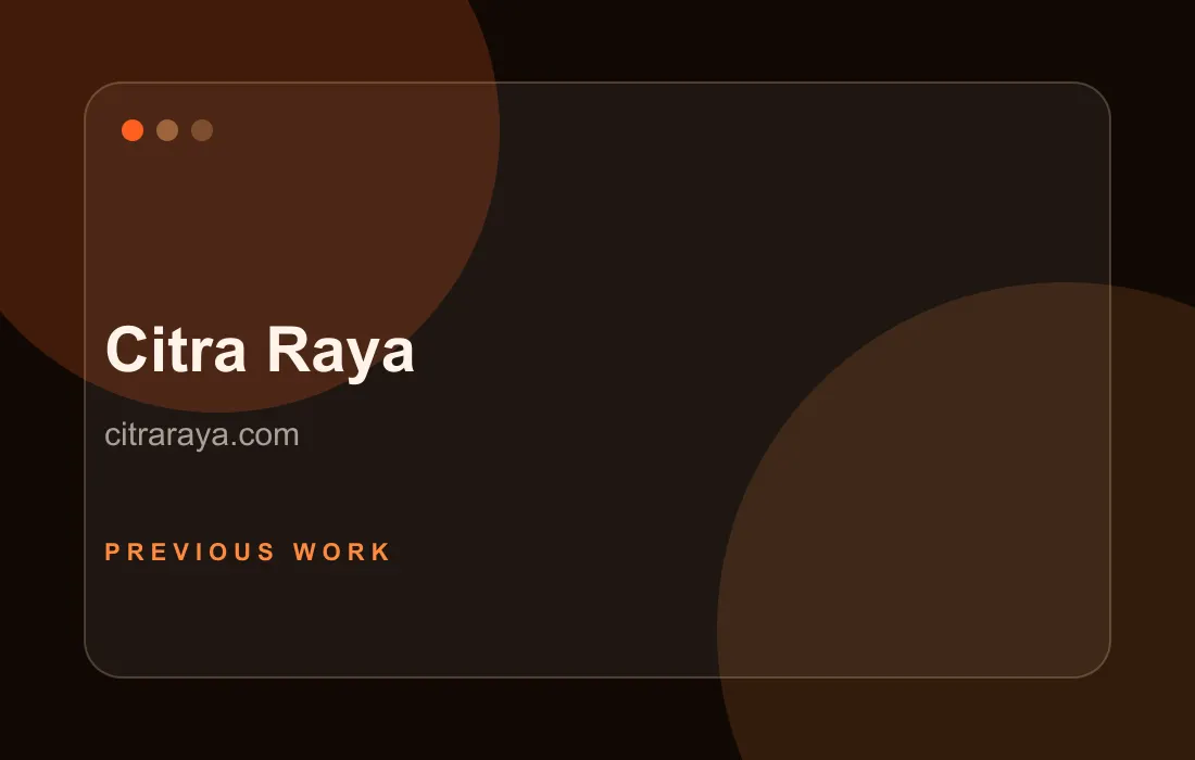 Citra Raya project screenshot