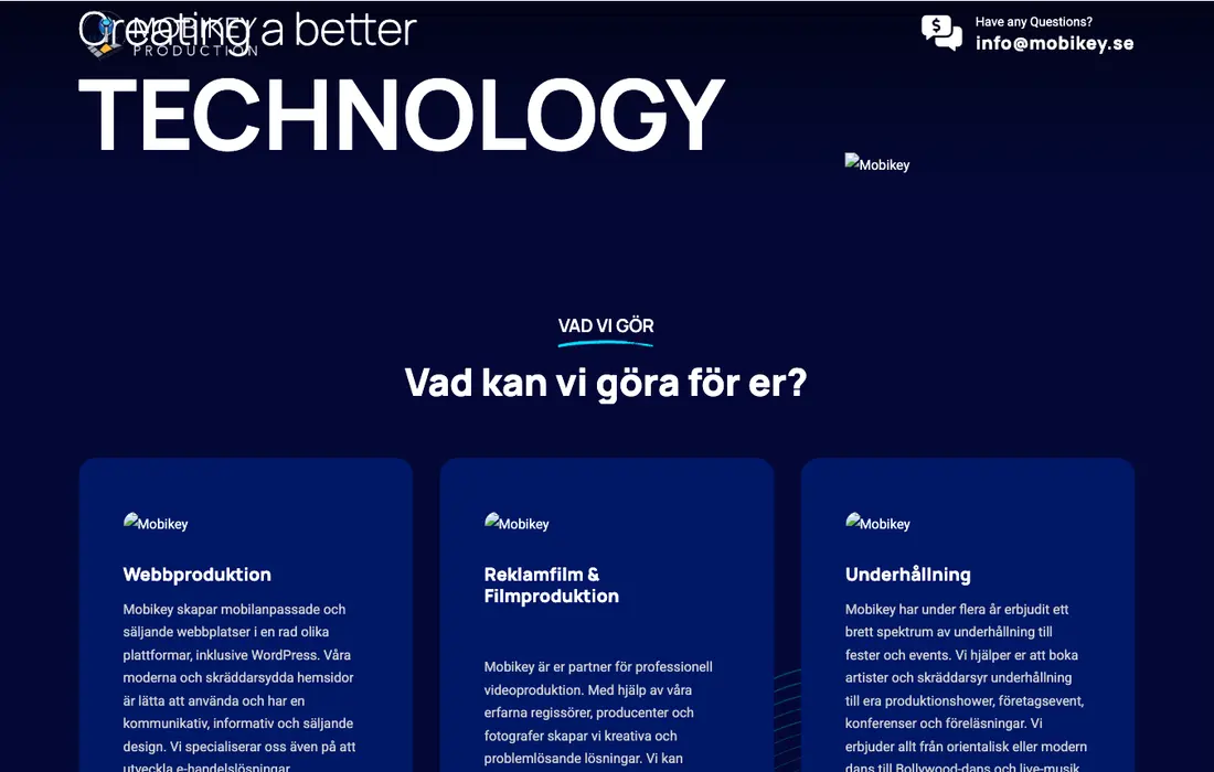 Mobikey project screenshot